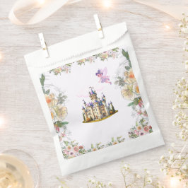 Paarse Kasteel Sprookje Verjaardagsthema met Sproo Bedankzakje