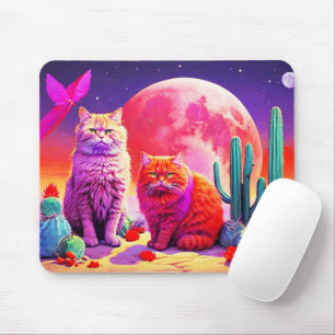 Paarse Kat Muismat – Perfect Cadeau voor Kat Liefh