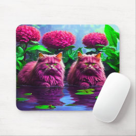 Paarse Kat Muismat – Perfect Cadeau voor Kat Liefh