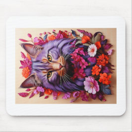 Paarse Kat Muismat – Perfect Cadeau voor Kattenlie