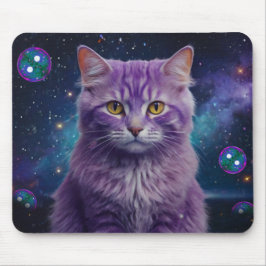 Paarse Kat Muismat – Perfecte Cadeau voor Kat Lief