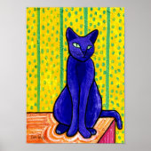 Paarse Kat Poster (Voorkant)