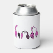 Paarse kattenpeuken blikjeskoeler (Blikje Voorkant)