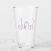 Paarse kattenpeuken glas (Achterkant)