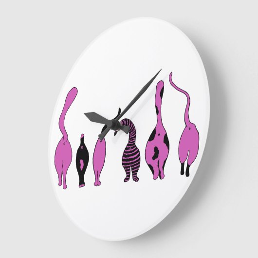 Paarse kattenpeuken grote klok (Hoek)