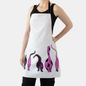 Paarse kattenpeuken schort (Insitu)