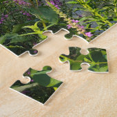 Paarse kattenstaart legpuzzel (Zijkant)