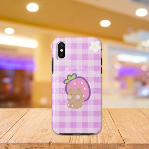 Paarse Kawaii Beer esthetisch Case-Mate iPhone Case