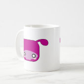 Paarse Kawaii Monster Koffiemok (Voorkant links)