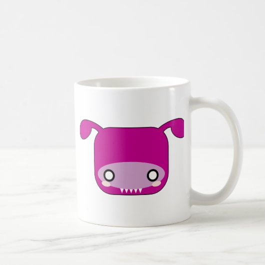 Paarse Kawaii Monster Koffiemok (Rechts)