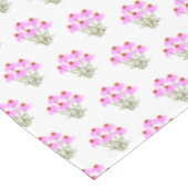 Paarse kegelbloemen tafelkleed (Gekanteld)