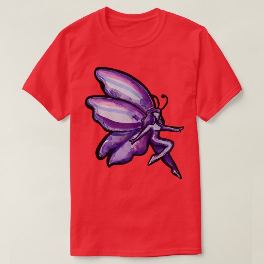 Paarse keiharde kunst paarse keizersnede t-shirt (Design voorkant)