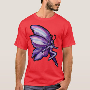 Paarse keiharde kunst paarse keizersnede t-shirt