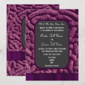 Paarse Keltische knoop Alternatieve bruiloft Kaart (Voorkant / Achterkant)