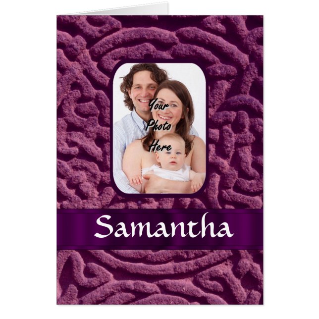 Paarse Keltische knoopwerksymbool (Voorkant)