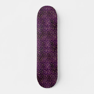 Paarse Keltische maan en Starts Persoonlijk Skateboard
