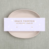 Paarse Keltische Stars Stud die kaart verdient Mini Visitekaartje