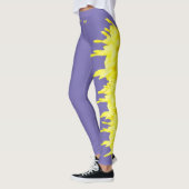 Paarse Kentucky Goldenrod State Flower Leggings (Links)
