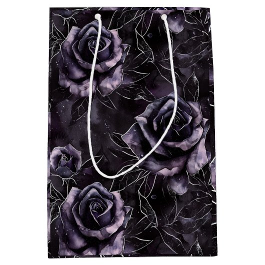 Paarse Kerkhofrozen Gotische Occultisme Medium Cadeauzakje (Voorkant)