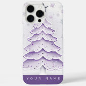 Paarse kerst Case-Mate iPhone case (Achterkant)