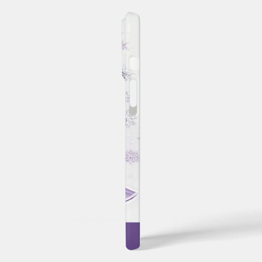 Paarse kerst Case-Mate iPhone case (Achterkant / Links)