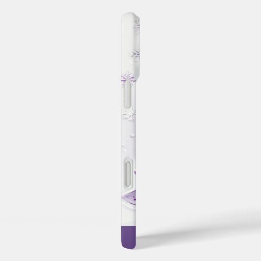 Paarse kerst Case-Mate iPhone case (Achterkant / Rechts)