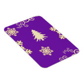 Paarse kerst magneet (Rechterzijde)