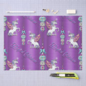 Paarse kerst-orn Tissuepapier (Craft)