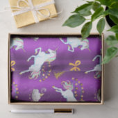 Paarse kerst van Unicorn Tissuepapier (Geschenk)