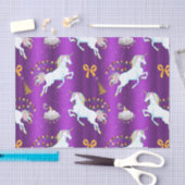 Paarse kerst van Unicorn Tissuepapier (Craft)