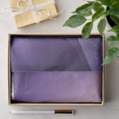 Paarse Kerstbal Vakantie Tissuepapier (Geschenk)