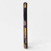 paarse kerstbomen Case-Mate iPhone case (Achterkant/links)