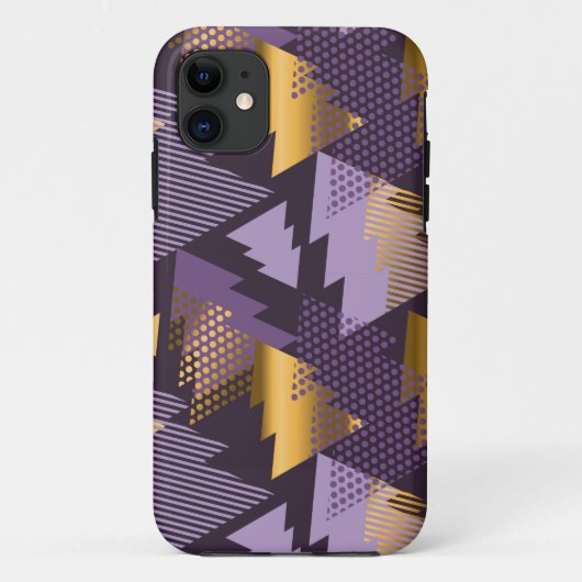 paarse kerstbomen Case-Mate iPhone case (Achterkant)