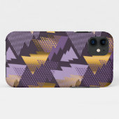 paarse kerstbomen Case-Mate iPhone case (Achterkant (horizontaal))