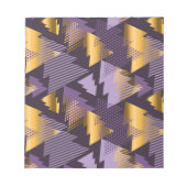 paarse kerstbomen notitieblok (Voorkant)