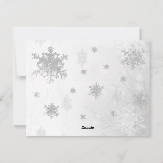 Paarse kerstboom foto feestdagenkaart (Achterkant)