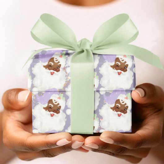 Paarse kerstcadeaus voor kerstcadeautjes cadeaupapier