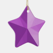 Paarse kerstfeestdag Ornament aanpassen (Rechts)