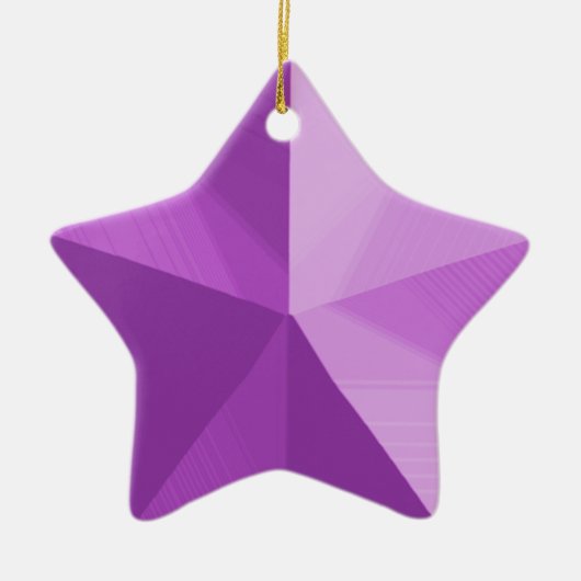 Paarse kerstfeestdag Ornament aanpassen (Voorkant)