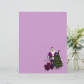 Paarse kerstman (Staand voorkant)