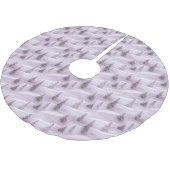 Paarse Kerstmispatroon#10 ID1009 Kerstboom Rok (Gekanteld)