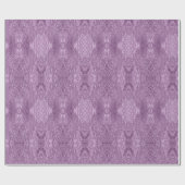 Paarse Kerstmispatroon#32 ID1009 Cadeaupapier (Vlak)