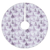 Paarse Kerstmispatroon#3 ID1009 Kerstboom Rok (Voorkant)