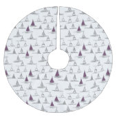 Paarse Kerstmispatroon#5 ID1009 Kerstboom Rok (Voorkant)