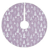 Paarse Kerstmispatroon#6 ID1009 Kerstboom Rok (Voorkant)