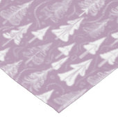 Paarse Kerstmispatroon#6 ID1009 Tafelkleed (Gekanteld)