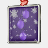 Paarse kerstsierfeestdag Ornament (Links)