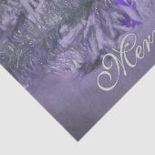 Paarse kerstvakantieboom voor sierdoeleinden tissuepapier (Detail)