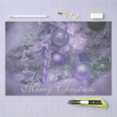 Paarse kerstvakantieboom voor sierdoeleinden tissuepapier (Craft)