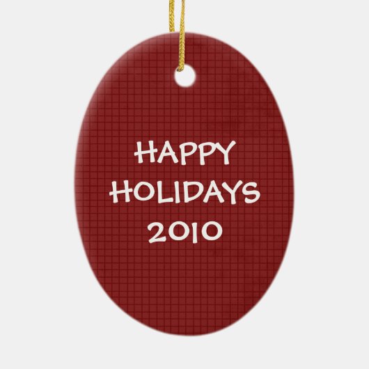 Paarse kerstversiering met pinguïn-keramiek keramisch ornament (Achterkant)